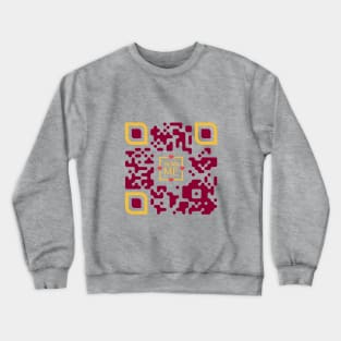 QR-code love Crewneck Sweatshirt